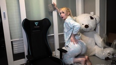 Spanking and rough hardcore of blonde teen