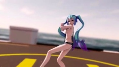 [Nella] Miku dances and gets fucked by insect