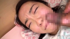 Amateur Asian Lady blowjobs and jerking