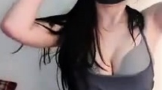 Webcam Asian chick anal masturbation tease