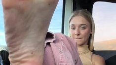Hawt Blonde milf in foot Fetish tube scene