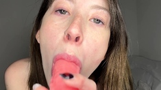 ASMR GF Suck Your Cock, Cum in my Mouth.