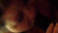 Plump asian woman fucked in a throat by black prick