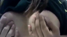 Koren Teen Shows Off Bif Tits In Cam