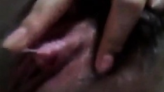 my asian hairy pussy (clit massage4)
