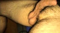 MARRIED LATINO DAD WITH BIG UNCUT MEAT JUST SHOW AND TEASE